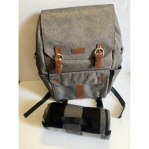 NWOT Happy Picnic Cooler Back Pack w/Picnic Blanket